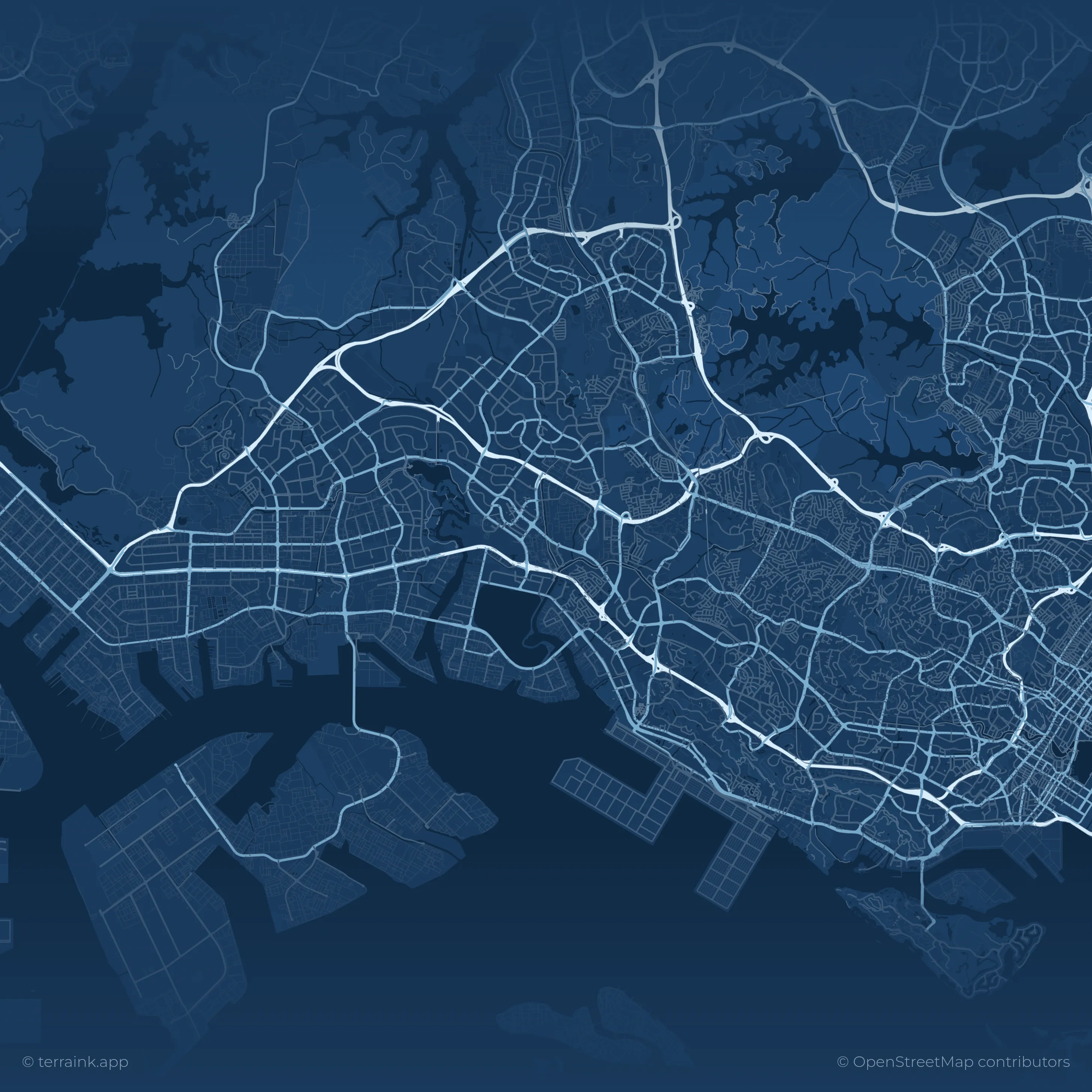Singapore map